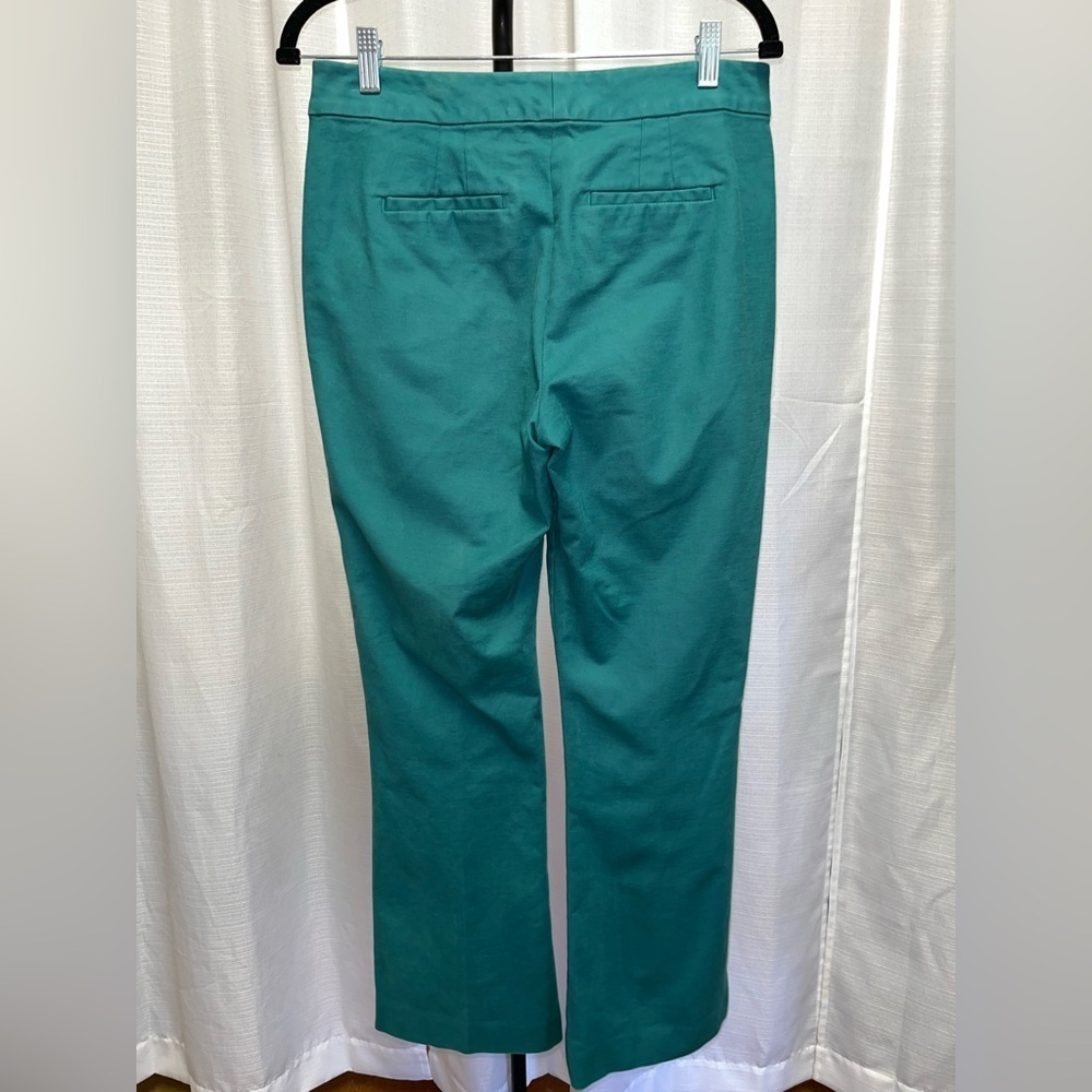 Boden teal/green Richmond 7/8 trousers | size 8p - Picture 4 of 8